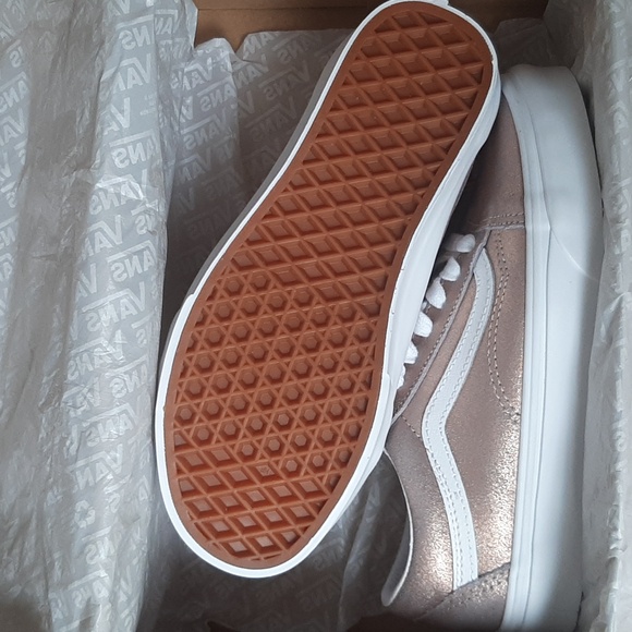 Vans Old Skool Limited Edition Glittery Rose Gold *NWT* - Picture 15 of 16